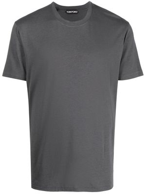 TOM FORD jersey crew-neck T-shirt - Grey