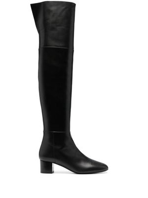 TOM FORD knee-high 60mm leather boots - Black