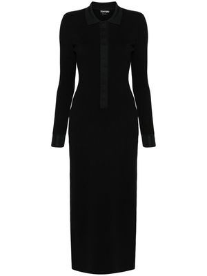 TOM FORD knitted maxi dress - Black