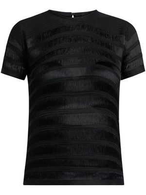 TOM FORD ladder-knit top - Black