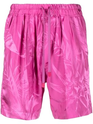 TOM FORD leaf-print shorts - Pink