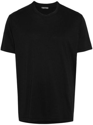 TOM FORD logo-embroidered T-shirt - Black