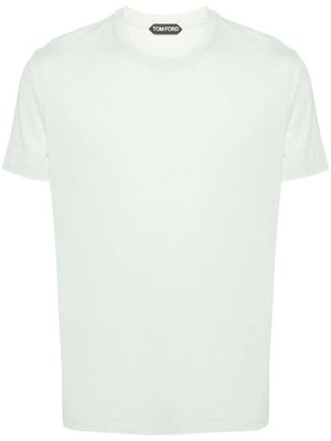 TOM FORD logo-embroidered T-shirt - Green