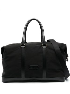 TOM FORD logo-patch duffel bag - Black