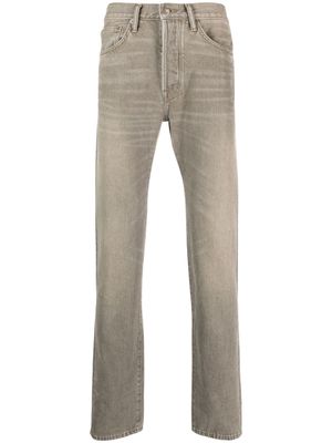 TOM FORD logo-patch slim-fit jeans - Green
