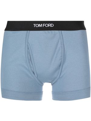 TOM FORD logo waistband boxers - Blue