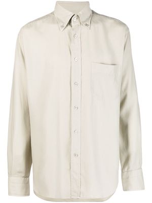 TOM FORD long-sleeve buttoned shirt - Green