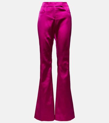 Tom Ford Low-rise flared satin pants