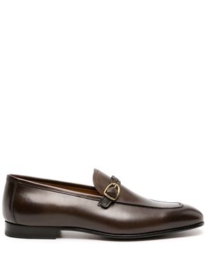 TOM FORD Martin leather loafers - Brown