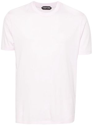 TOM FORD mélange lyocell-blend T-shirt - Pink