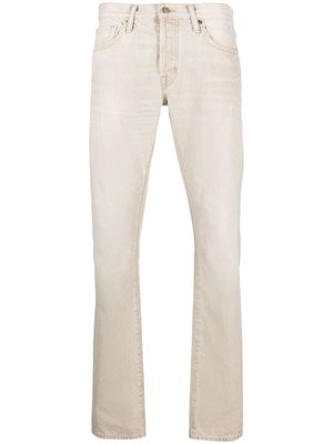 TOM FORD mid-rise straight-leg jeans - Neutrals