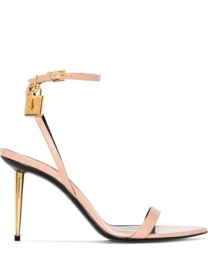 TOM FORD Naked 85mm leather sandals - Neutrals
