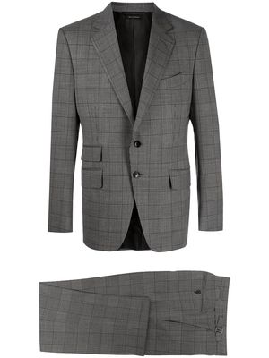 TOM FORD O'Connor checked wool suit - Grey