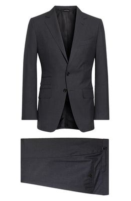 TOM FORD O'Connor Super 120s Cotton & Silk Suit in Dark Grey