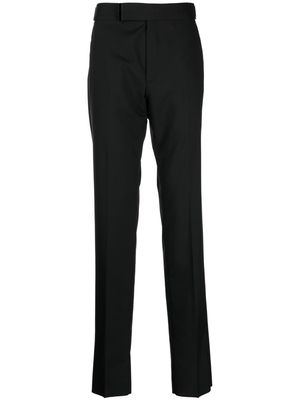 TOM FORD off-centre fastening wool trousers - Black