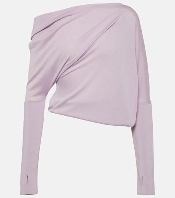 Tom Ford Off-shoulder cashmere and silk sweater