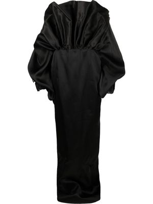 TOM FORD Off-the-shoulder silk gown - Black