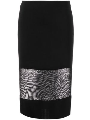 TOM FORD panelled pencil skirt - Black