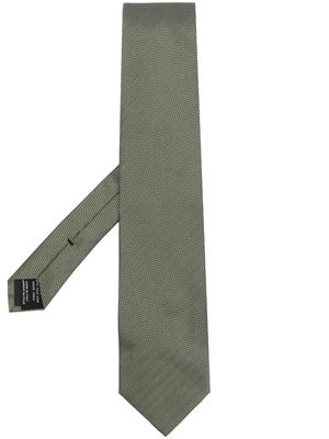 TOM FORD patterned-jacquard silk tie - Green