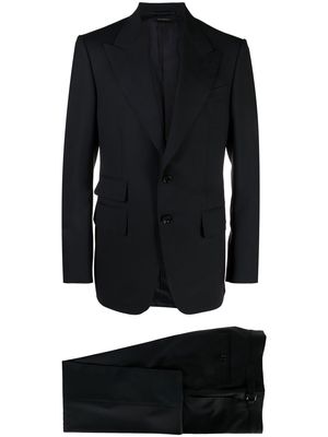 TOM FORD peaked lapels tailored suit - Black