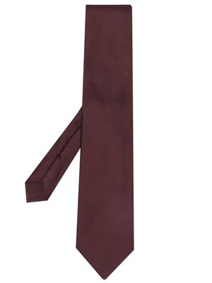 TOM FORD pointed silk tie - Red
