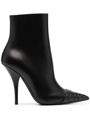 TOM FORD pointed toe leather ankle boots - Black