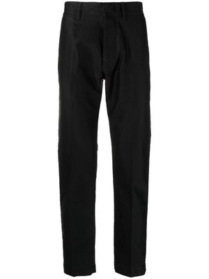 TOM FORD pressed-crease cotton chinos - Black