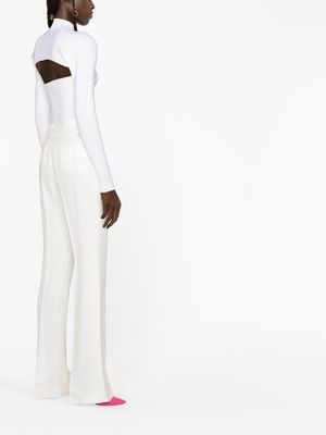 TOM FORD pressed-crease tailored trousers - White