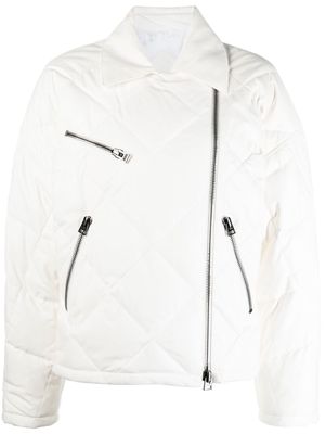 TOM FORD quilted leather jacket - White