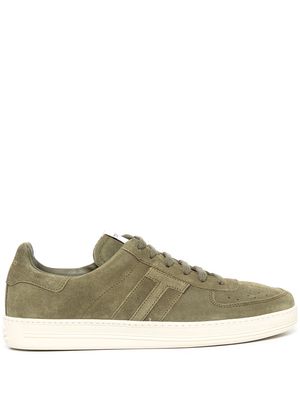 TOM FORD Radcliffe suede lace-up sneakers - Green