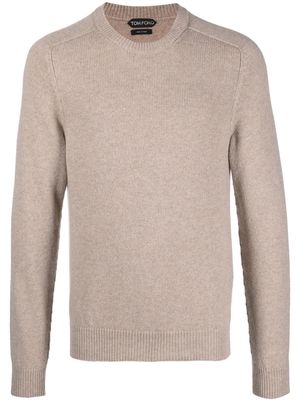 TOM FORD rib-knit cashmere sweater - Neutrals