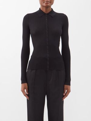 Tom Ford - Ribbed Cashmere-blend Sweater - Womens - Black