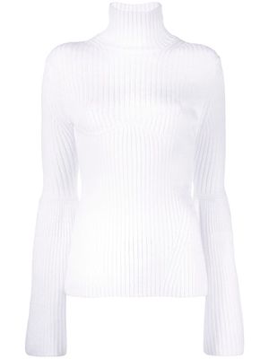TOM FORD roll-neck knitted jumper - Neutrals