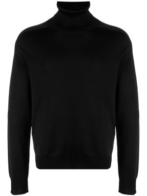 TOM FORD roll-neck silk-blend jumper - Black