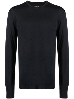 TOM FORD round-neck long-sleeve T-shirt - Black