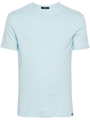 TOM FORD round-neck shortsleeved T-shirt - Blue