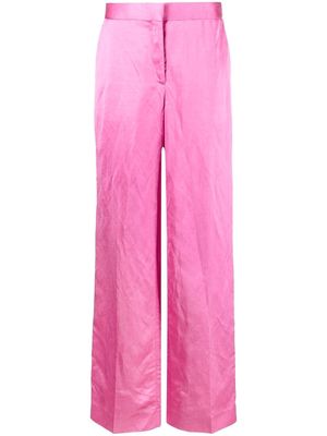 TOM FORD satin wide leg trousers - Pink