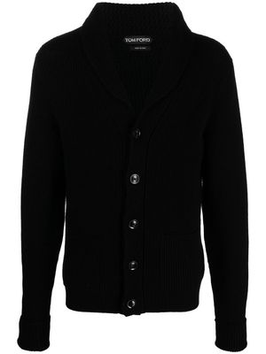 TOM FORD shawl-collar knit cardigan - Black