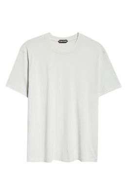 TOM FORD Short Sleeve Crewneck T-Shirt in Pale Mint