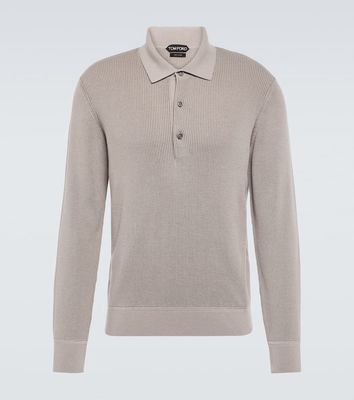 Tom Ford Silk and cashmere polo top