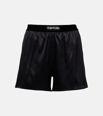 Tom Ford Silk-blend shorts