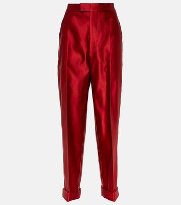 Tom Ford Silk duchesse tapered pants