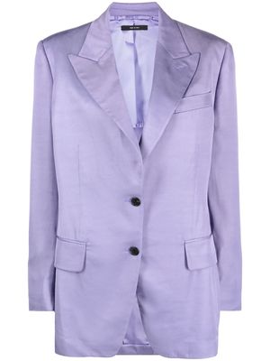 TOM FORD single-breasted blazer - Purple