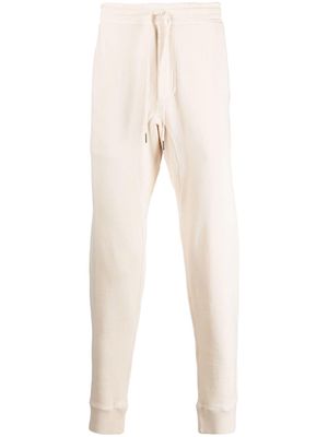 TOM FORD slim-fit cotton track pants - Neutrals