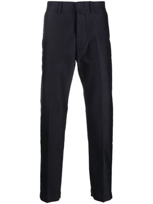 TOM FORD straight-leg cotton chino trousers - Blue
