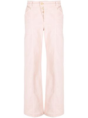TOM FORD straight-leg cotton trousers - Pink