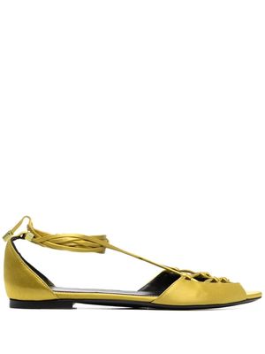 TOM FORD strap-detail open-toe sandals - Yellow