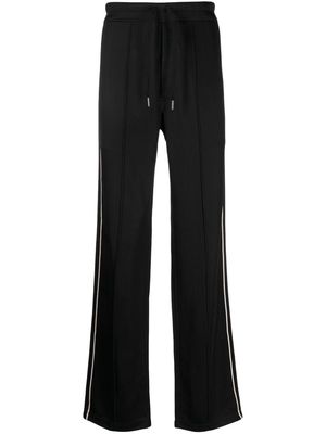 TOM FORD stripe-detail cotton track pants - Black