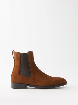 Tom Ford - Suede Chelsea Boots - Mens - Brown