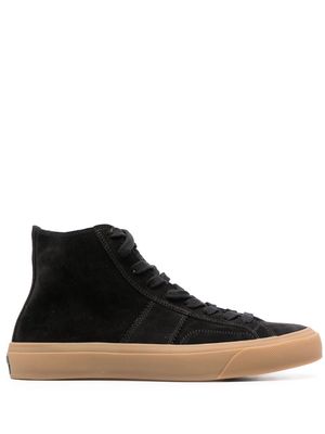 TOM FORD suede high-top sneakers - Black